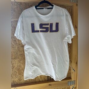 White LSU T-Shirt